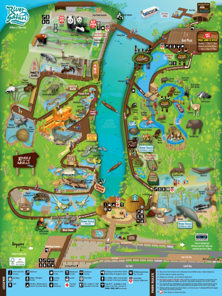 River Safari Park Map PDF | PDF