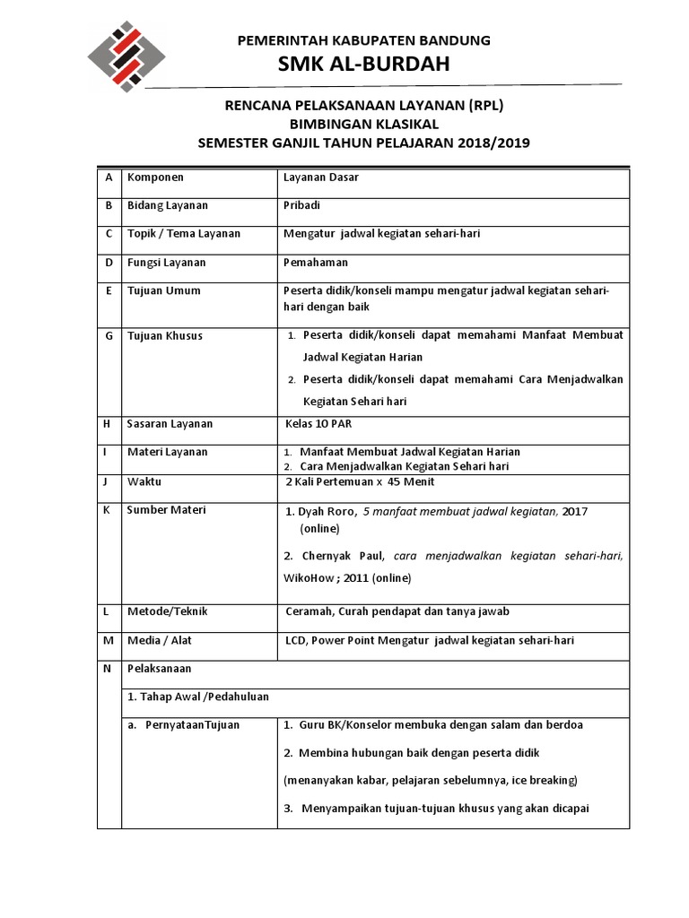 6 Mengatur Jadwal Kegiatan Sehari Hari