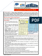 116H - Safety Bulletin. Permit To Work Compliance PDF