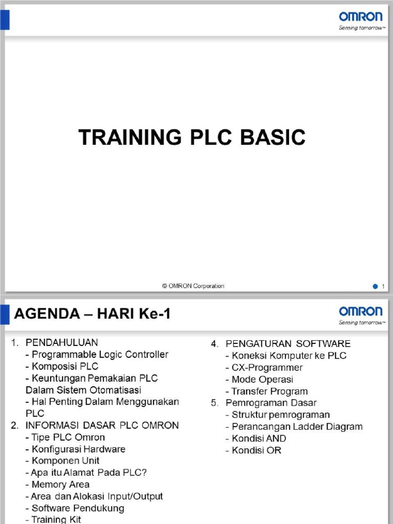 Training PLC Basic PDF | PDF