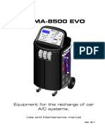 Clima 8500 AC Service Machine Operation Manual