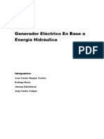 Informe Generador Eléctrico