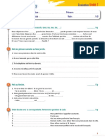 Asterisque 1 Evaluation Unite 1 Photocopiable PDF