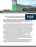 Tata Kelola Layanan Publik Desa PDF