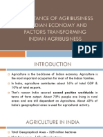 Importance of Agribusiness in Indian Economy