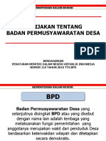 Kebijakan TTG BPD