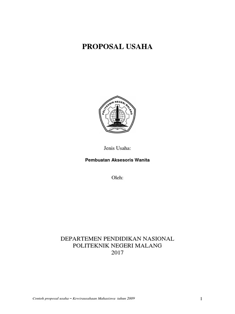 Proposal Usaha Docx