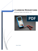 Carbon Resistors: Structure, Uses and Colour Coding