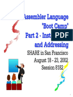 Assembler Boot Camp 2 - Instructions and Addressing