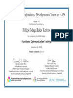 AFIRM - FCT Certificate