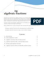 Integration by Fraction