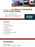 Study On The Effects of Overloading On Sri Lankan Roads - L.a.T.U Liyanaarachchi