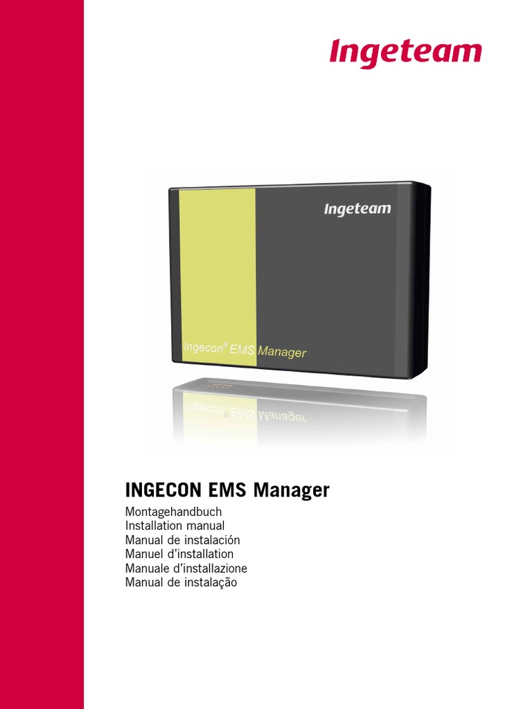 Manual de Instalación EMS Manager | PDF