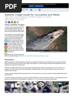 Satellite Image Guide For Journalists and Media - Pierre Markuse