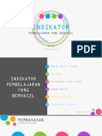 Indikator Pembelajaran Bahasa