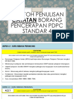 Contoh Catatan S4 PDPC