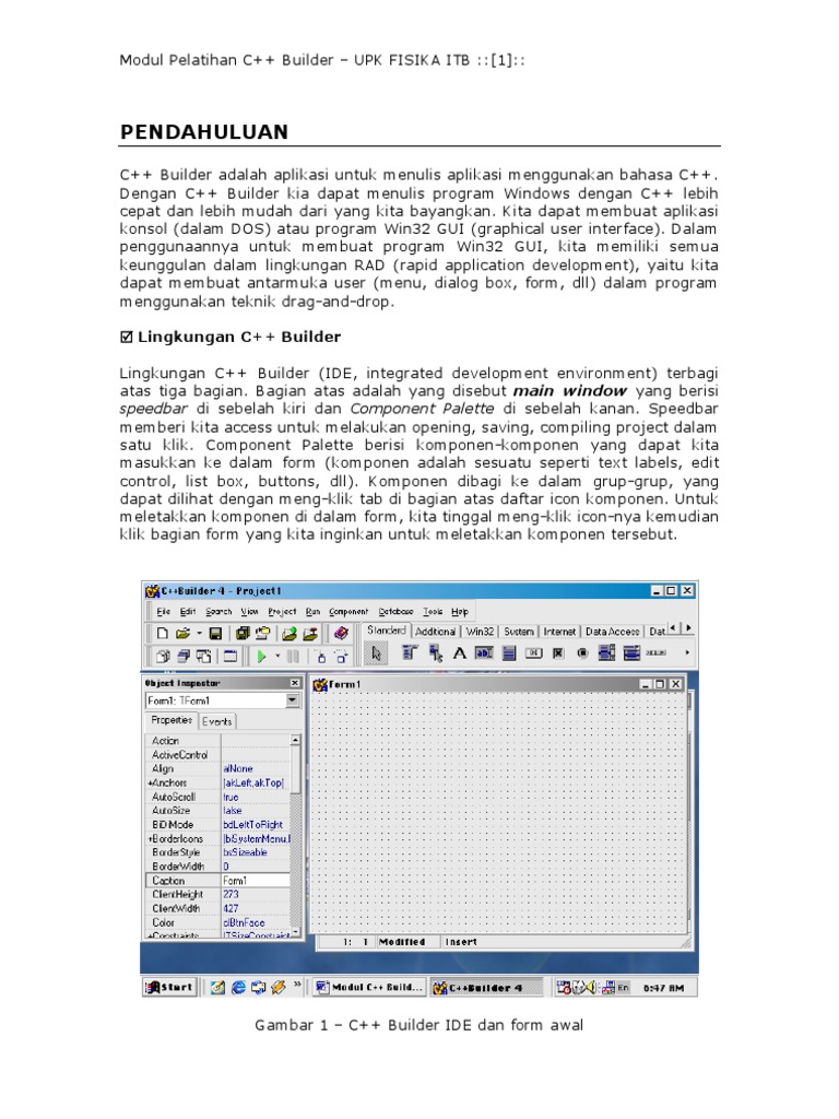 C++ Builder Training Module | PDF