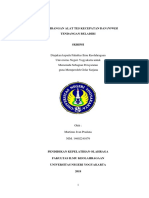 Skripsi - Pengembangan Alat Tes Kecepatan Dan Power Tendangan PDF