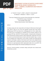 Thermal Calibration and Porosity Prediction