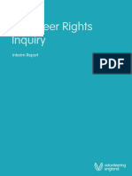 Volunteer Rights Inquiry Interim Report