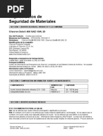 MSDS Chevron 400 Sae 10W, 20