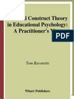 Personal Construct Theory in Educational Psycholog PDF