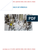 Design of Springs PDF
