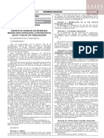 Decreto de Urgencia - Nº 044-2019
