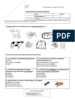 evaluación de los invertebrados (colaboración PIE)