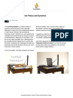 Inverted Pendulum Control Theory and Dynamics