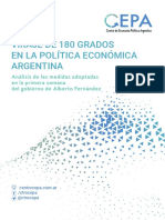 Viraje de 180 Grados en La Política Económica Argentina - CEPA