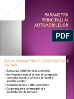 MT 5 - Parametrii Mijloacelor de Transport Rutier. Exploatarea Automobilelor