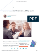 How To Do Market Research - A 6-Step Guide