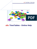 aSc TimeTables Online Help