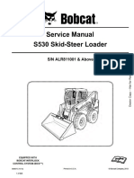 SM-BOBCAT S530 SKID STEER LOADER Service Repair Manual (SN ALR811001 AND Above)