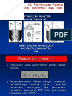 11 Perbandingan Perhitungani Reaktor Isotermal Dan Non-Isotermal-Contoh Soal