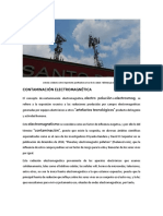 Contaminación Electromagnética. M. Arq. Andrés Dionisio