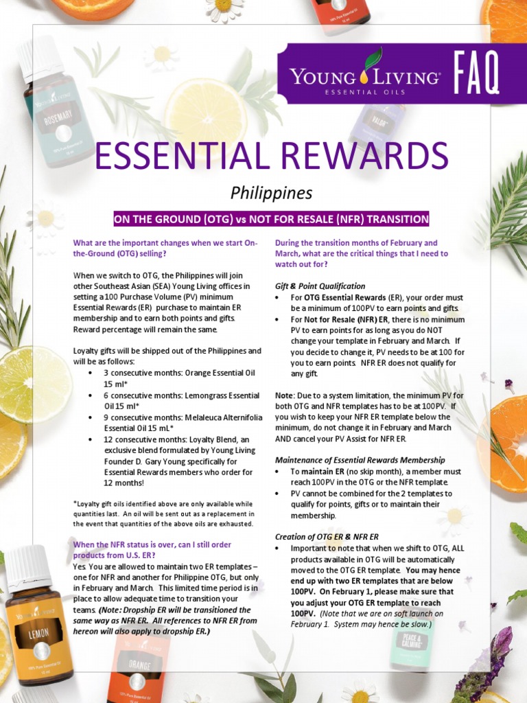 Philippines Essential Rewards OTG Transition | PDF | Loyalty Program ...