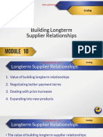 M10 07 Building Longterm Supplier Relationships