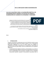 OBLIGACIONES PARA EL EMPLEADOR SOBRE DISCRIMINACI+ôN