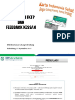 Sosialisasi Kepatuhan FKTP Dan Feedback WTA BA