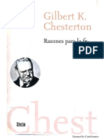 Razones para la Fe, Gilbert K. Chesterton