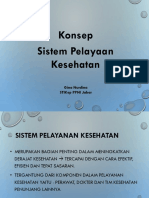 Konsep Sistem - Pelayanan Kesehatan