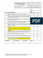 FORM 5.5 During Bunkering Check List