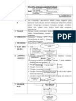 Sop Pra Pelayanan Laboratorium