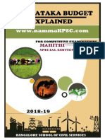 Karnataka Budget 20 Explained PDF