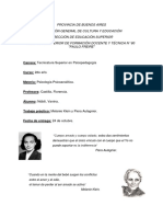 Melanie Klein y Piera Aulagnier: posiciones psíquicas infantiles y el encuentro del Yo con la realidad