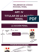 Titular de La Acción Penal