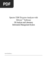 Spectro 5200 Trivector Analyzer & OilView Manual - Rev A