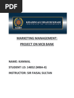 Marketing Management Project